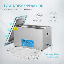 22L Ultrasonic Cleaner with Timer & Heater Digital Sonic Cleaner for Jewelry Watch