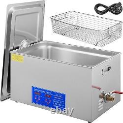 22l Industrial Ultrasonic Cleaner With Digital Timer & Heater 40khz