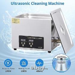 240W 10L Ultrasonic Cleaner Cleaning Equipment Liter Industry Heated With Timer