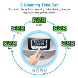 2500ML Household Timer Ultrasonic Cleaner For Vegetables Fruits Jewelry Cleaning