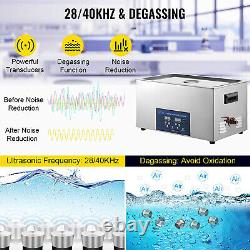 28/40KHZ 30L Ultrasonic Cleaner Jewelry Cleaning Machine with Digital Timer Heater