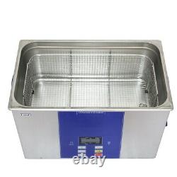 28L Industrial large Ultrasonic Cleaner LCD Display 480W for Hospital Tool parts