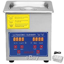 2l Qt Ultrasonic Cleaner 110w Digital Heated Industrial Parts
