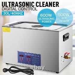 3-30L Ultrasonic Cleaner Sonic Container Cleaning Industry Heated with Timer SUS