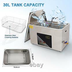 30L 600W Commercial Professional Ultrasonic Cleaner with Digital Timer Heater