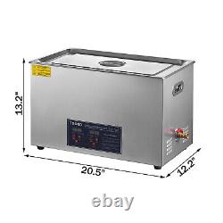 30L Digital Ultrasonic Cleaner Stainless Steel Industry Heated Heater withTimer