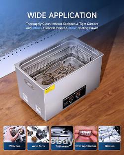 30L Digital Ultrasonic Cleaner w 600W Heater Digital Timer LED Display