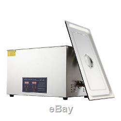 30L Liter Digital Ultrasonic Cleaner Stainless Steel for Jeweler with Heater Timer