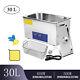 30l Stainless Steel Digital Ultrasonic Cleaner With Lid Timer And Heater Us