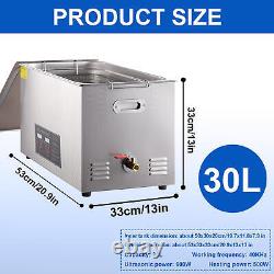 30L Ultrasonic Cleaner Cleaning Equipment Liter Industry Heated With Timer