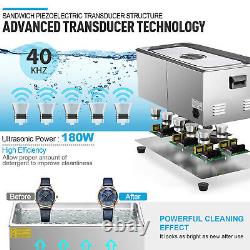 30L Ultrasonic Cleaner Digital Sonic Cleaning Equipment Industry Heated With Timer