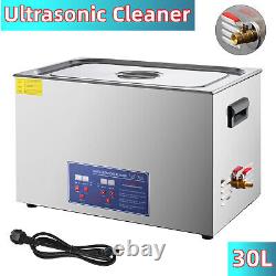 30L Ultrasonic Cleaner Jewelry Denture Glass Watch Ring Tank Cleaning Machine