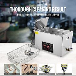 30L Ultrasonic Cleaner with Timer Heating Machine Digital Sonic Industry Heated