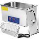 30l Qt 380w Digital Heated Industrial Ultrasonic Cleaner With Timer &basket Parts