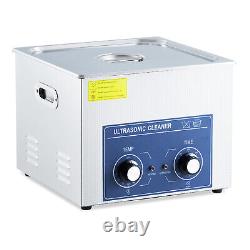 360W 15L Ultrasonic Cleaner Jewelry Cleaning Equipment Bath Tank With Timer Heater