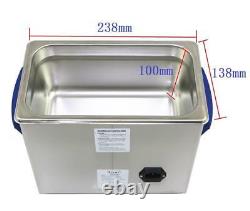 3L 120W High-Q Steel Dental Lab Ultrasonic Bath Cleaner Timer/Heater DR-LQ30