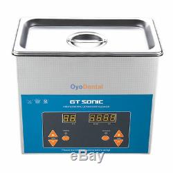 3L Digital Ultrasonic Cleaner Medical Industry Stainless Steel Heated Timer Tank