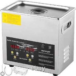 3L Digital Ultrasonic Cleaner with Heater & Timer 28/40KHz Water Drain Heating