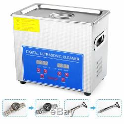 3L Stainless Steel Digital Industrial Heated Ultrasonic Cleaner Tank with Timer