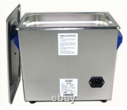 3L Ultrasonic Cleaner Sweep Degas Pulse Power Adjustable 160W For PCB Lab