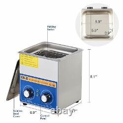 3PCS Preenex Ultrasonic Cleaner with Heater & Timer 2L Sonic Cavitation Machine