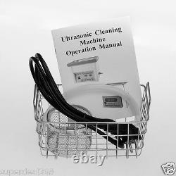 4.5L Dental lab Handpiece Digital Ultrasonic Cleaner Cleaning Ultrasound Unit