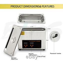 4.5L Jewelry Ultrasonic Cleaner Machine For Diamonds RingsNecklacesEarrings