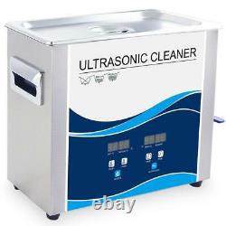 6.5L Digital Ultrasonic Cleaner Jewelry Ultra Sonic Bath Degas Parts Cleaning