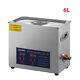 6l Commercial Ultrasonic Cleaner Digital Industry Heated Cleaning Withtimer 110v