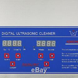6L Digital Ultrasonic Cleaner Cleaning Bath Jewelry Eyeglasses Dental Parts