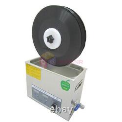 6L Liftable LP Album Disc Cleaning Kits Vinyl Record Digital Ultrasonic Cleaner