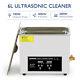 6l Portable Ultrasonic Cleaner With Heater Timer 304 Stainless Steel 1.5gal Cap