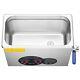 6l Square Ss Ultrasonic Cleaner Silver Powerful Adjustable Durable & Safe