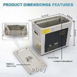 6L Ultrasonic Cleaner Dual Frequency Ultrasonic Cleaner Jewelry Cleaner