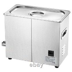 6L Ultrasonic Cleaner Stainless Steel Industry Heated Heater with Digital Timer