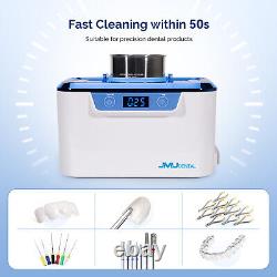 800ML Ultrasonic Cleaner Machine 50s Fast Cleaning Fit Precision Dental Products