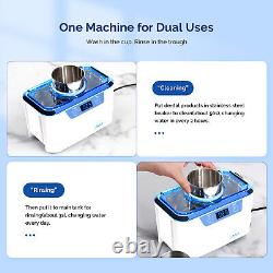 800ML Ultrasonic Cleaner Machine 50s Fast Cleaning Fit Precision Dental Products