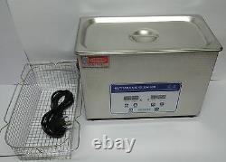 AG Precision' Digital Ultrasonic Cleaner with Heater & Timer 4.5 L Capacity