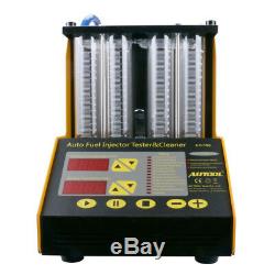 AUTOOL CT150 4-Cylinder Ultrasonic Fuel Injector Tester Cleaner Diagnostic ToolS