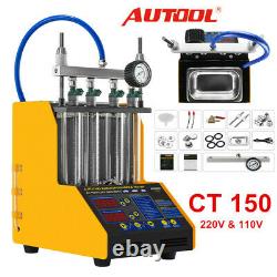 AUTOOL CT150 Fuel Injector Ultrasonic Tester Cleaner For 12V/24V Car Motorcycle