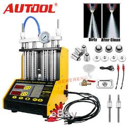 Autool CT150 Car Motorcycle Ultrasonic Fuel Injector Cleaner Tester Machine 220V