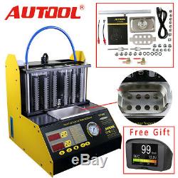 Autool CT200 Car Motorcycle Ultrasonic Fuel Injectors Cleaner and Tester 110V