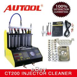 Autool CT200 Gasoline Ultrasonic Fuel Injector Cleaner Tester For Car Motorcycle