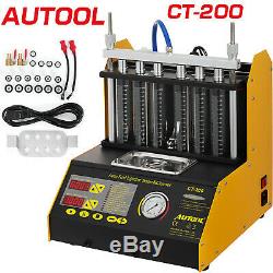 Autool CT200 Ultrasonic Fuel Injector Cleaner Tester Machine For Car motorcycle
