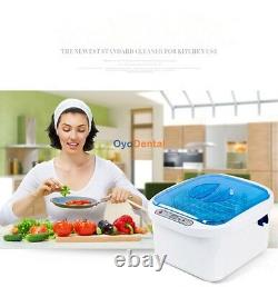 Best 12.8L Ultrasonic Food Washer Home Use Vegetable Fruit Sterilizer Cleaner CE