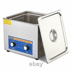 CO-Z Stainless Steel 15L Liter Industry Ultrasonic Cleaner Heated Heater withTimer