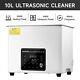 Creworks 10l Digital Ultrasonic Cleaning Machine W Timer 300w Heater Degas Mode
