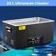 Creworks 22l Black Titanium Steel Ultrasonic Cleaner For Watch Jewelry Auto Part