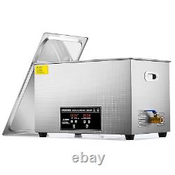 CREWORKS 30L Large Ultrasonic Cleaner, Total 1400W Professional Industrial Auto