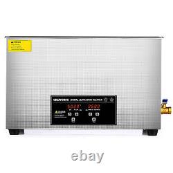 CREWORKS 30L Ultrasonic Cleaner Machine w 600W Heater Digital Timer LED Display